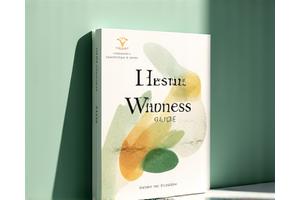 Εξώφυλλο οδηγού ευεξίας με θέμα υγιεινή ζωή