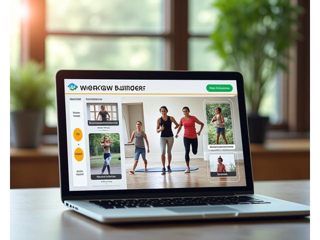 Διεπαφή δημιουργίας προγράμματος προπόνησης με φίλτρα για επίπεδο φυσικής κατάστασης, διάρκεια και εξοπλισμό