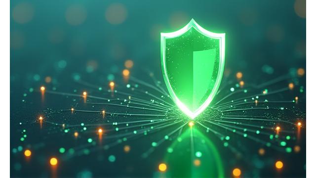 Σχέδιο ασπίδας που συμβολίζει την προστασία δεδομένων