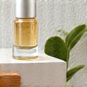 Μια επιλογή από premium προϊόντα περιποίησης προσώπου σε μινιμαλιστικές συσκευασίες, με φυλλώδη διακοσμητικά και μια σταγόνα νερό, υποδηλώνοντας φυσική ενυδάτωση και φρεσκάδα.